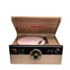 Αkai ATT-300CC Πικάπ με υποδοχή για CD και κασέτα, με Bluetooth, USB, FM, AUX, RCA και υποδοχή ακουστικών-2x9W RMS