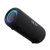 Akai ABTSW-40 Μαύρο φορητό αδιάβροχο ηχείο IPX5 με ύφασμα, Bluetooth, USB, AWS, handsfree, RGB lights και ιμάντα ώμου-15W RMS