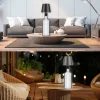AddLiving 3231 Γκρι μεταλλικό φωτιστικό μπουκαλιού LED επιτραπέζιο και επαναφορτιζόμενο 9cm με IP44 και ρύθμιση φωτεινότητας 2800Κ/4500Κ/6000Κ