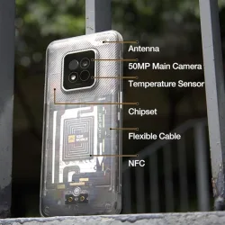 AGM X6 Phantom Smart αδιάβροχο κινητό τηλέφωνο 5G, ανθεκτικό σε πτώση IP68/69Κ (8GB/128GB), NFC Dual SIM, MIL-STD-810H