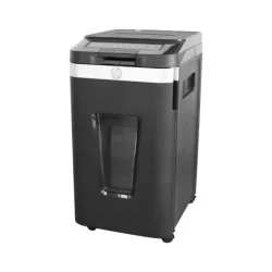 HP Pro Shredder Auto 400MC – 2823 Μαύρος καταστροφέας εγγράφων με συνδετήρες και καρτών Micro Cut P5 – 10 Manual/400 Auto x A4 – 53L