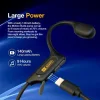 AGM Motion Buds 1 – Ασύρματα Ακουστικά Open Ear Bluetooth 5.2, IP68, USB Type-C, Μαύρο