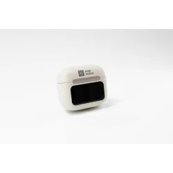 AGM Buds 9 – Ακουστικά Bluetooth 5.4 με ANC έως -25dB & Smart Θήκη με Οθόνη Αφής, IPX4, Μπεζ