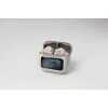 AGM Buds 9 – Ακουστικά Bluetooth 5.4 με ANC έως -25dB & Smart Θήκη με Οθόνη Αφής, IPX4, Μπεζ