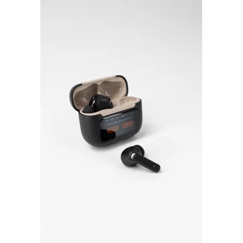 AGM Buds 9 – Ακουστικά Bluetooth 5.4 με ANC έως -25dB & Smart Θήκη με Οθόνη Αφής, IPX4, Μαύρο