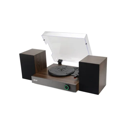 Akai ATT-200SP – Πικάπ με Εξωτερικά Ηχεία 2×10W, Bluetooth 5.4 & 3 Ταχύτητες 33/45/78 RPM