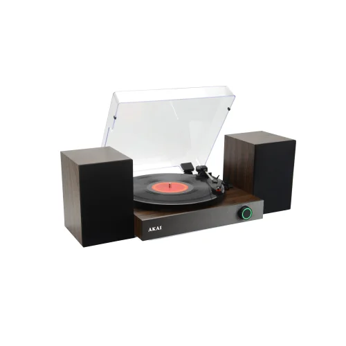 Akai ATT-200SP – Πικάπ με Εξωτερικά Ηχεία 2×10W, Bluetooth 5.4 & 3 Ταχύτητες 33/45/78 RPM