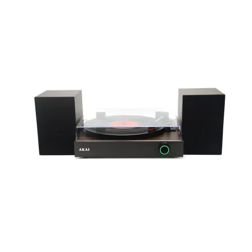 Akai ATT-200SP – Πικάπ με Εξωτερικά Ηχεία 2×10W, Bluetooth 5.4 & 3 Ταχύτητες 33/45/78 RPM