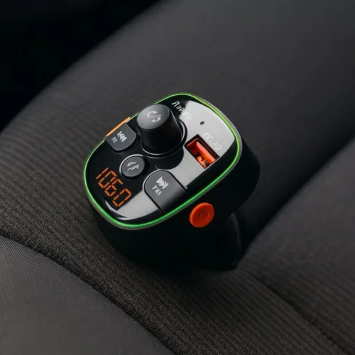Akai FMT-54T FM Transmitter αυτοκινήτου με Bluetooth V5.0, LED, QC3.0, Hands-Free