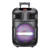 AKAI ABTS-X5 Fusion Φορητό Ηχείο Party με Τρόλεϊ 50W RMS, Bluetooth 5.0/TWS, USB/TF/AUX, FM, Ασύρματο Μικρόφωνο