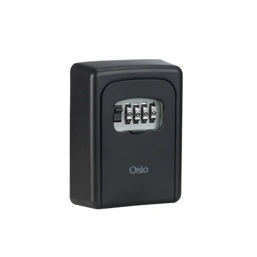 Οsio OSB-3680-BL Μαύρη κλειδοθήκη από αλουμίνιο με συνδυασμό 4 ψηφίων – 9 x 4 x 12cm