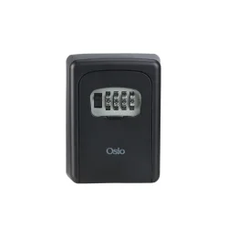 Οsio OSB-3680-BL Μαύρη κλειδοθήκη από αλουμίνιο με συνδυασμό 4 ψηφίων – 9 x 4 x 12cm