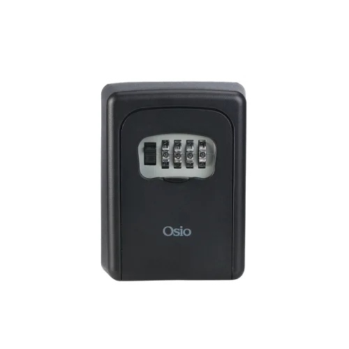 Οsio OSB-3680-BL Μαύρη κλειδοθήκη από αλουμίνιο με συνδυασμό 4 ψηφίων – 9 x 4 x 12cm