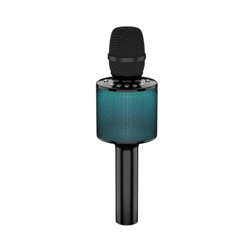 AKAI PartyVoice Mic Ασύρματο Μικρόφωνο Karaoke με Ηχείο, Bluetooth 5.4, 2.4 GHz & RGB Φωτισμό