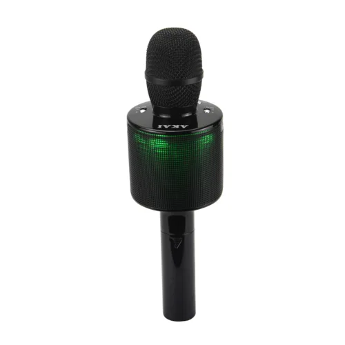 AKAI PartyVoice Mic Ασύρματο Μικρόφωνο Karaoke με Ηχείο, Bluetooth 5.4, 2.4 GHz & RGB Φωτισμό