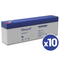 ULTRACELL - 10άδα Μπαταρίες 12V 2.4Ah ULTRACELL - 10άδα Μπαταρίες 12V 2.4Ah