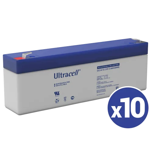 ULTRACELL - 10άδα Μπαταρίες 12V 2.4Ah