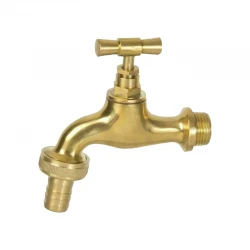Bormann Κάνουλα Ορειχάλκινη "GOLDEN",1/2"x 3/4",Χρυσή-Κίτρινη,Μισόστροφη,225gr BTW3440