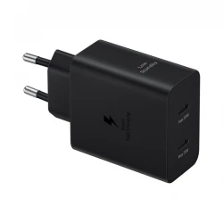 Samsung Fast GaN Travel Charger 50W Duo + Cable Type C To Type C Black