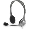 Logitech H110 On Ear Multimedia Ακουστικά με μικροφωνο και σύνδεση 3.5mm Jack σε Γκρι χρώμα