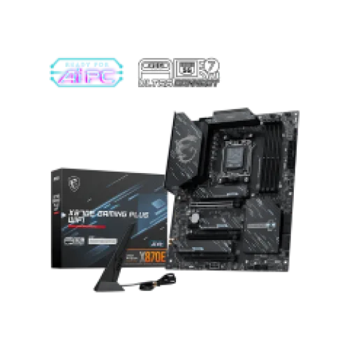 MSI MB X870E GAMING PLUS WIFI, SOCKET AMD AM5, CS AMD X870E, 4 DIMM SOCKETS DDR5, HDMI/ DP, PCI-E GEN 5.0, 5G LAN, WIFI7, ATX, 3YW.