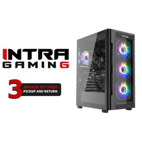 INTRA PC AMD GAMING FREE, AMD RYZEN 7 5700X, 16GB DDR4 3200MHz, NVIDIA VGA RTX 5060 8GB, 1TB SSD M.2 NVMe, LAN GB, MIDI TOWER, 650W PSU, NO_OS, 3YW.