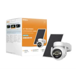 IMOU IP CAMERA AOV PT 4K KIT 4G (With SIM) & WIFI IPC-SA7E-T-8M1T3/FSP008, OUTDOOR, BATTERY 15.000 mAh, SOLAR PANEL, 1/3'' 8MP CMOS, H.265, DIGITAL ZOOM, NIGHT VISION 20M, IP65, MICRO SD SLOT, PTZ, MIC & SPEAKER, 2-WAY TALK, SPOTLIGHT & SIREN, 3YW.