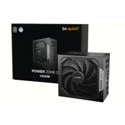 BEQUIET PSU POWER ZONE 2 1000W BP008EU, PLATINUM CERTIFIED, MODULAR CABLES, PURE WINGS 3 14CM SILENT FAN, 10YW.