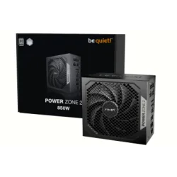 BEQUIET PSU POWER ZONE 2 850W BP007EU, PLATINUM CERTIFIED, MODULAR CABLES, PURE WINGS 3 14CM SILENT FAN, 10YW.