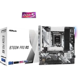 ASROCK MB B760M PRO RS, SOCKET INTEL LGA1700 14th/13th/12th GEN INTEL CPU, CS INTEL B760, 4 DIMM SOCKETS DDR5, HDMI/DP, PCI-E GEN 4.0, 2.5G LAN, MICRO-ATX, 3YW