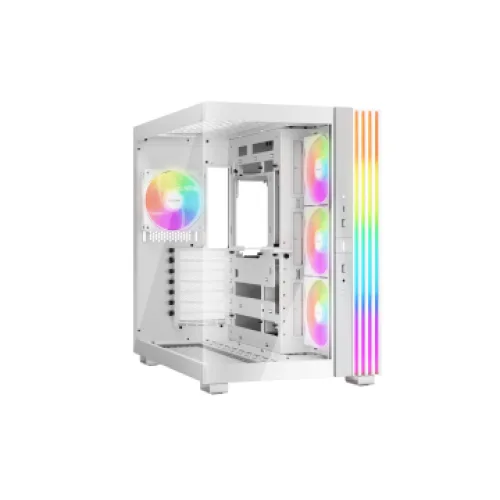 BEQUIET PC CHASSIS LIGHT BASE 600 LX WHITE BGW68, MIDI TOWER ATX, ARGB LIGHTING, W/O PSU,Side: 3x Light Wings LX Reversed 120mm PWM White, Rear: 1x Light Wings LX 120mm PWM White, 3YW.