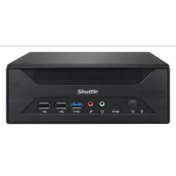 SHUTTLE XPC BB SLIM XH610, SOCKET INTEL LGA1700 14th/13th/12th GEN, 2 SODIMM SOCKET DDR4, INTEL H610 CHIPSET, INTEL UHD GRAPHICS, LAN GB, SLIM CHASSIS, 120W AC ADAPTOR, 2YW.