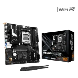 ASROCK MB B850M-X WIFI R2.0, SOCKET AMD AM5, CS AMD B850, 2 DIMM SOCKETS DDR5, HDMI/DP, PCI-E GEN 5.0, 2.5G LAN, WIFI6E, MICRO-ATX, 3YW.