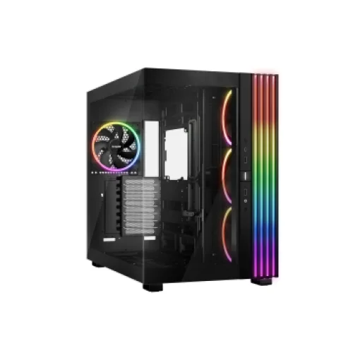 BEQUIET PC CHASSIS LIGHT BASE 900 FX BLACK BGW71, FULL TOWER ATX, ARGB LIGHTING, W/O PSU, Side: 3x Light Wings Reversed 140mm PWM, Rear: 1x Light Wings 140mm PWM, 3YW.