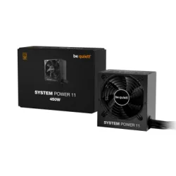BEQUIET PSU SYSTEM POWER 11 450W BP009EU, BRONZE CERTIFIED, SILENCE-OPTIMIZED 12CM SILENT FAN, 5YW.