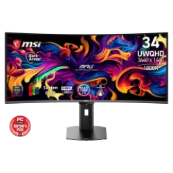 MSI MONITOR GAMING MPG 341CQR QD-OLED X36, CURVED QD-OLED UWQHD, 34
