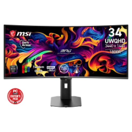MSI MONITOR GAMING MPG 341CQR QD-OLED X36, CURVED QD-OLED UWQHD, 34