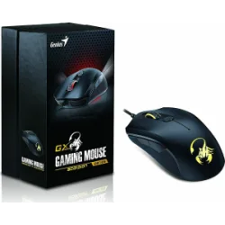 GENIUS MOUSE SCORPION M6-600, WIRED, USB, OPTICAL, GAMING, BLACK/ORANGE, 2YW.