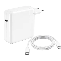 JLC 96W USB-C Adapter + Cable (Bulk) - White