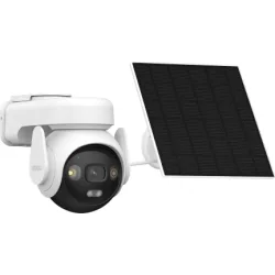 IMOU IP CAMERA AOV PT KIT 4G (WITHOUT SIM) & WIFI IPC-B7ED-5M0TEA-EU/FSP14, OUTDOOR, BATTERY 10.000 mAh, SOLAR PANEL, 1/3'' 5MP CMOS, H.265, DIGITAL ZOOM, NIGHT VISION 25M, IP66, MICRO SD SLOT, PTZ,  MIC & SPEAKER, 2-WAY TALK, SPOTLIGHT & SIREN, 3YW.