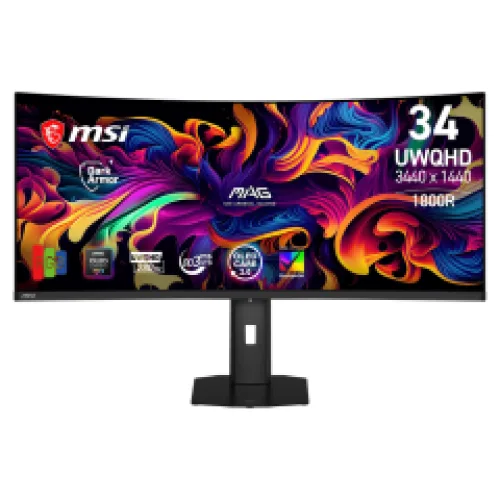 MSI MONITOR GAMING MAG 341CQP QD-OLED X28, CURVED QD-OLED UWQHD, 34