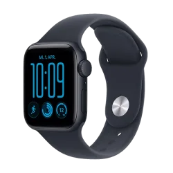 Watch Apple Watch SE 3 (2026) GPS 40mm Midnight Aluminium Case with Navy Blue Sport Band S/M - Midnight