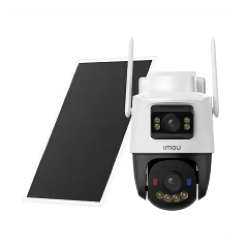 IMOU IP CAMERA AOV PT DUAL KIT 4G (WITH SIM) & WIFI IPC-SA70F-10M1T2-EU/FSP008, OUTDOOR, BATTERY 10.000 mAh, SOLAR PANEL, DUAL CAMERA 5MP FIXED & 5MP ROTATED PTZ, NIGHT VISION 25M, ZOOM, MICRO SD SLOT, MIC&SPEAKER, 2-WAY TALK, SPOTLIGHT&SIREN, 3YW.
