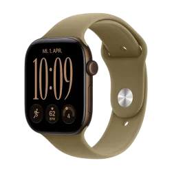 Watch Apple Watch Series 12 (2026) GPS 46mm Dark Bronze Aluminium Case with Olive Sport Band M/L - Dark Bronze