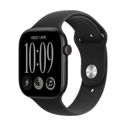 Watch Apple Watch Series 12 (2026) GPS 46mm Black Aluminium Case with Black Sport Band S/M - Black