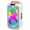 Akai Sonic X10 Φορητό Ηχείο 75W με Bluetooth 5.3, FM, TWS & Ασύρματο Μικρόφωνο (Λευκό)