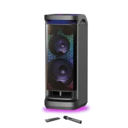 AKAI DJ-Y9L Party Speaker με Bluetooth & DiscoBall Lights, 600W RMS, 12″ subwoofer, 8″ mid-range